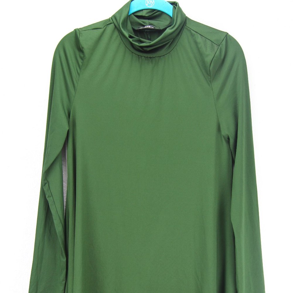 SHEIN Women's Casual Loose Turtleneck Long Sleeve
